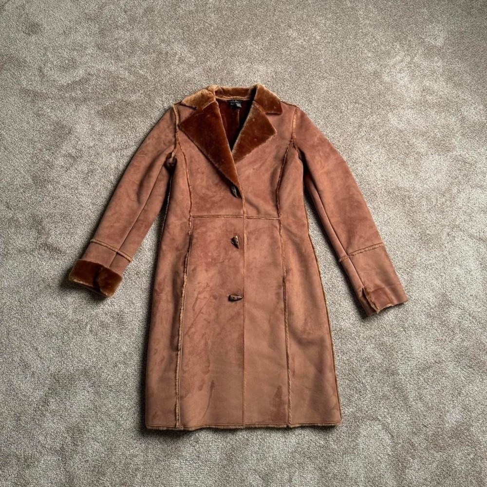 JEM BASIC FAUX FUR TRENCH COAT